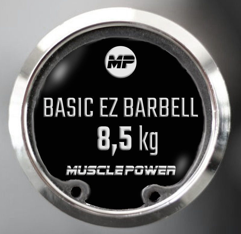 Muscle Power EZ Curlstang Basic - Chroom - 50 mm - Afbeelding 5