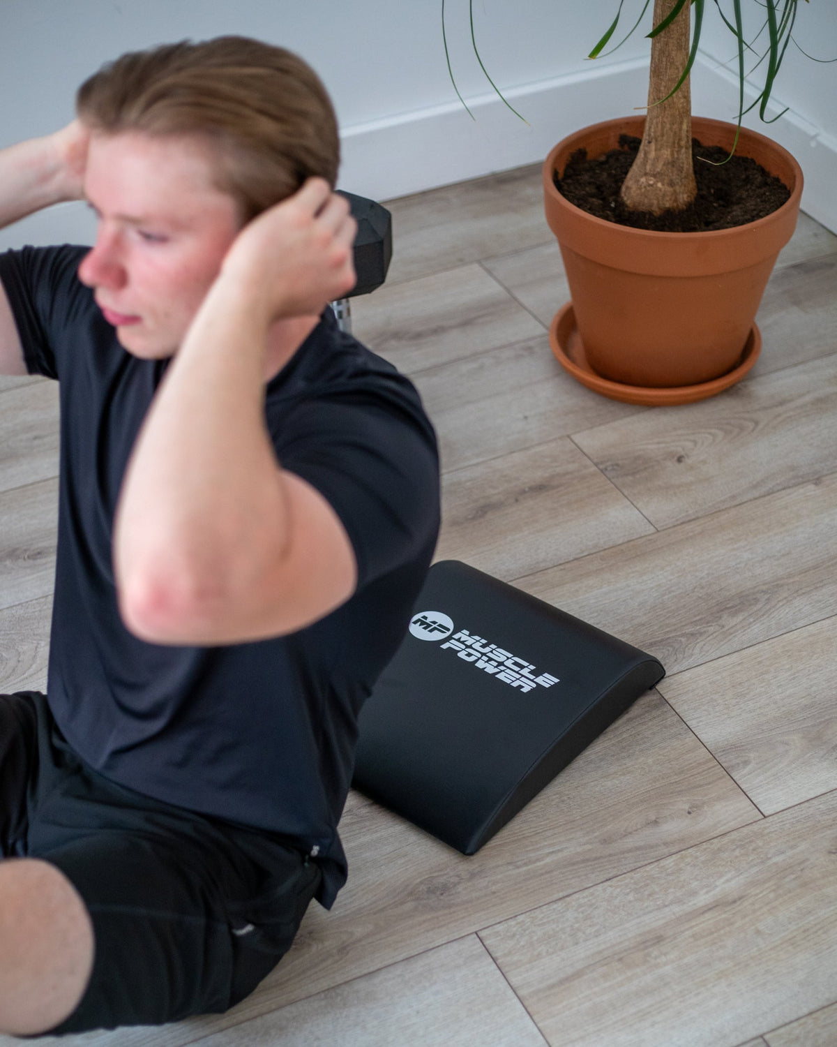 Muscle Power Buikspiermat - Ab Mat - Zwart - Afbeelding 9