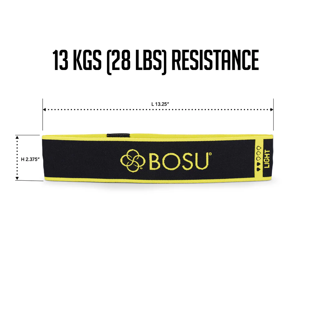 Bosu Weerstandsband - Fabric Resistance Bands - Licht - Geel - Afbeelding 5