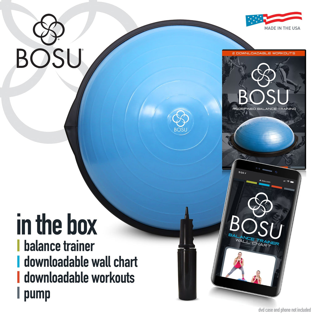 Bosu Balanstrainer Home Edition - Blauw - 65 cm - Afbeelding 7