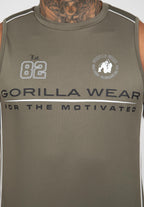 Gorilla Wear Broxton Tank Top - Legergroen - In gebruik