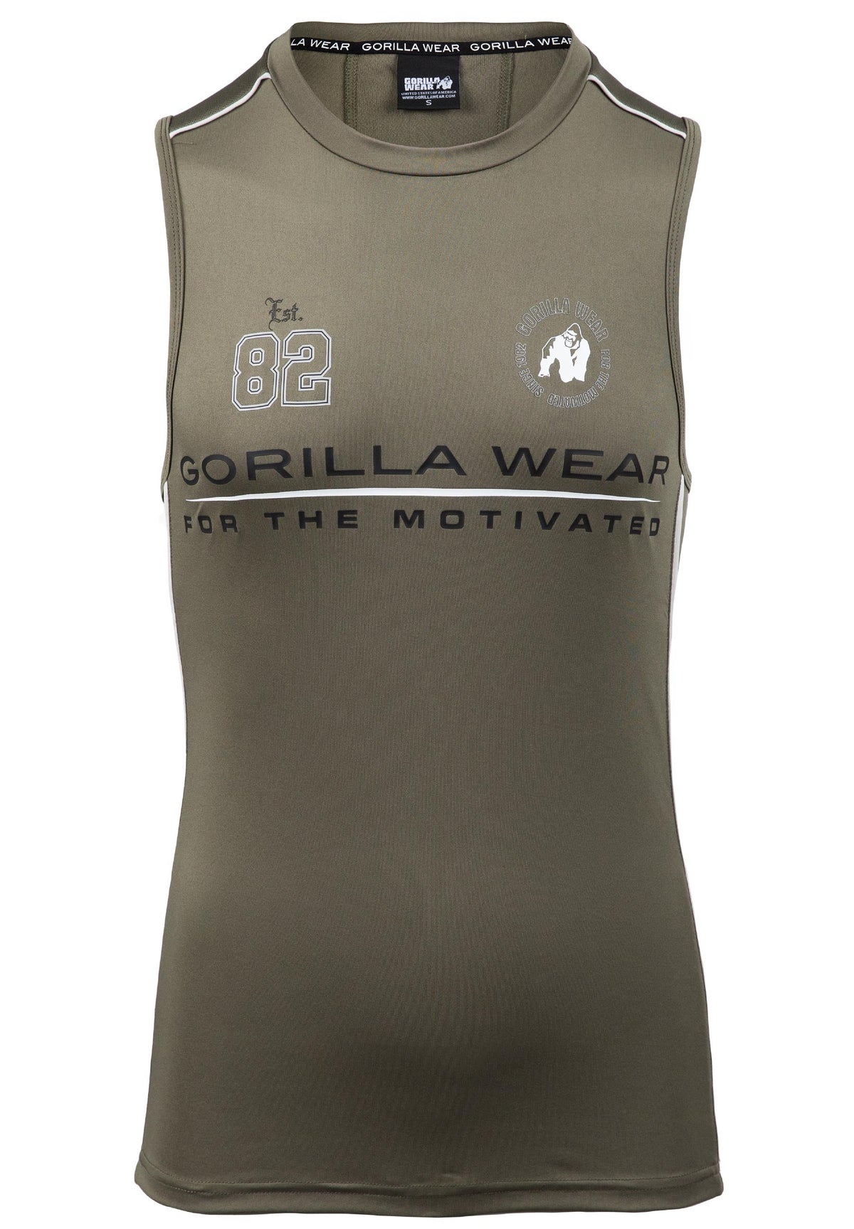 Gorilla Wear Broxton Tank Top - Legergroen - Afbeelding 7