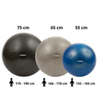 Toorx Fitnessbal Gymbal PRO Grijs - 65 cm - In gebruik