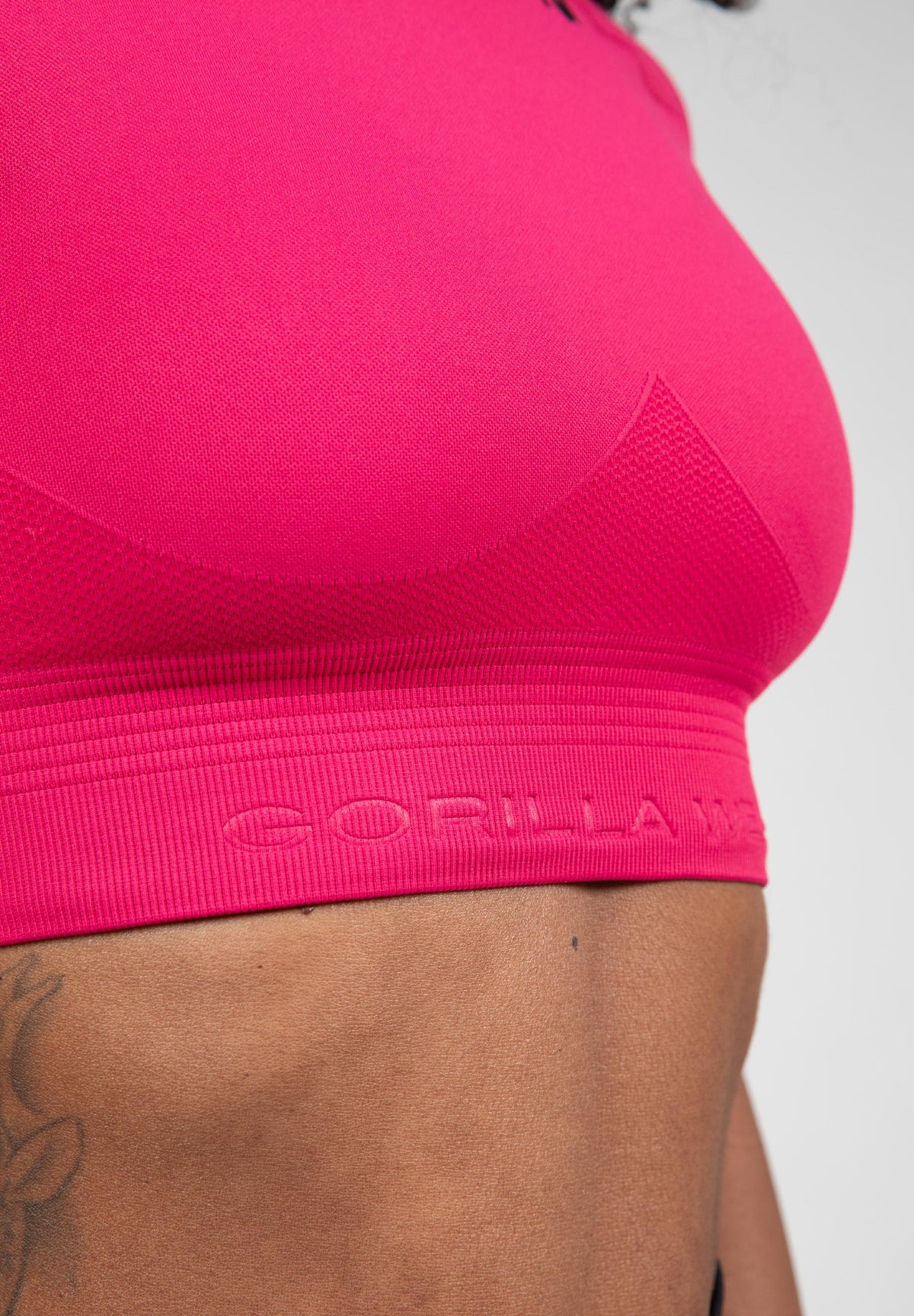 Gorilla Wear Whitney Seamless Crop Top - Roze - Afbeelding 6