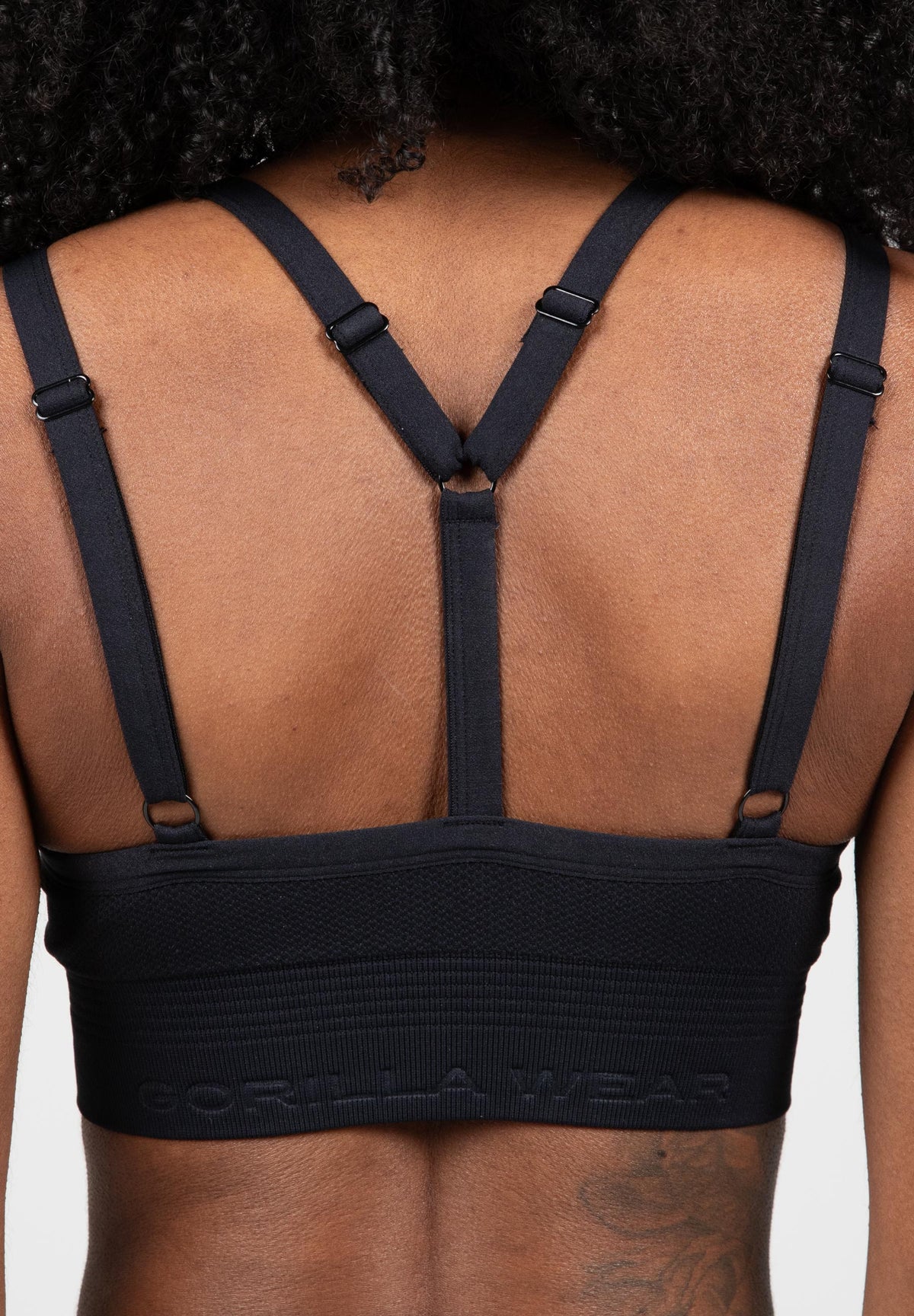 Gorilla Wear Whitney Seamless Sportbeha - Zwart - Afbeelding 5