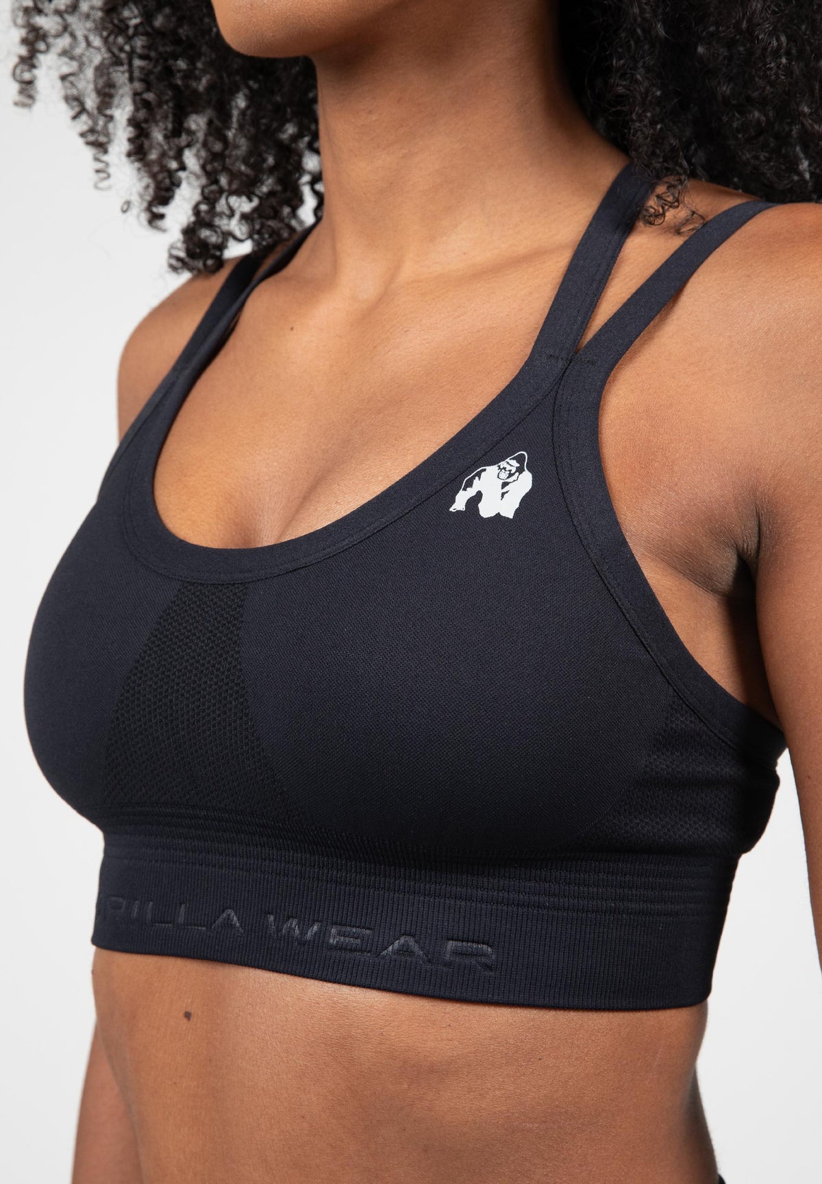 Gorilla Wear Whitney Seamless Sportbeha - Zwart - Afbeelding 6