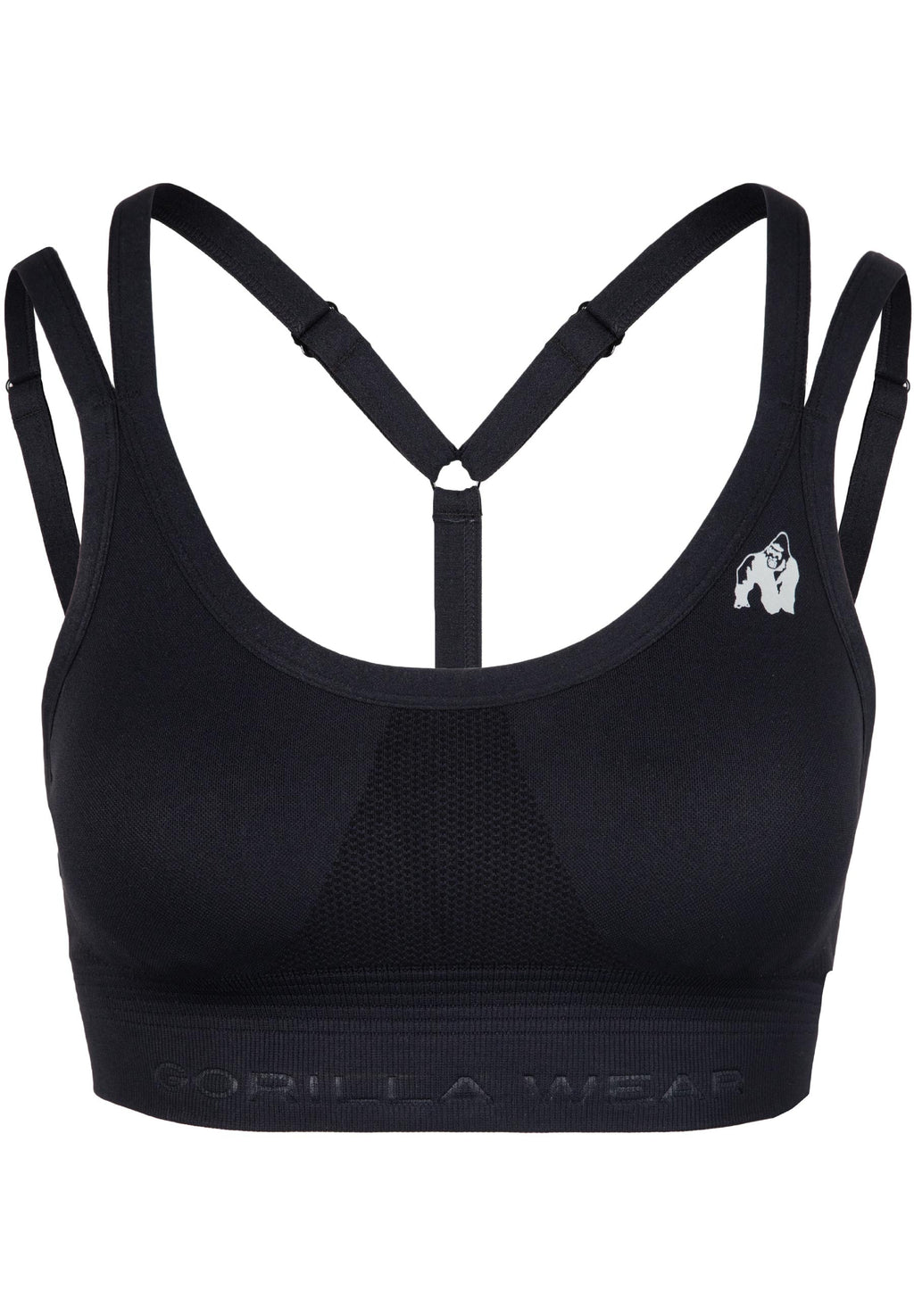 Gorilla Wear Whitney Seamless Sportbeha - Zwart - Afbeelding 7