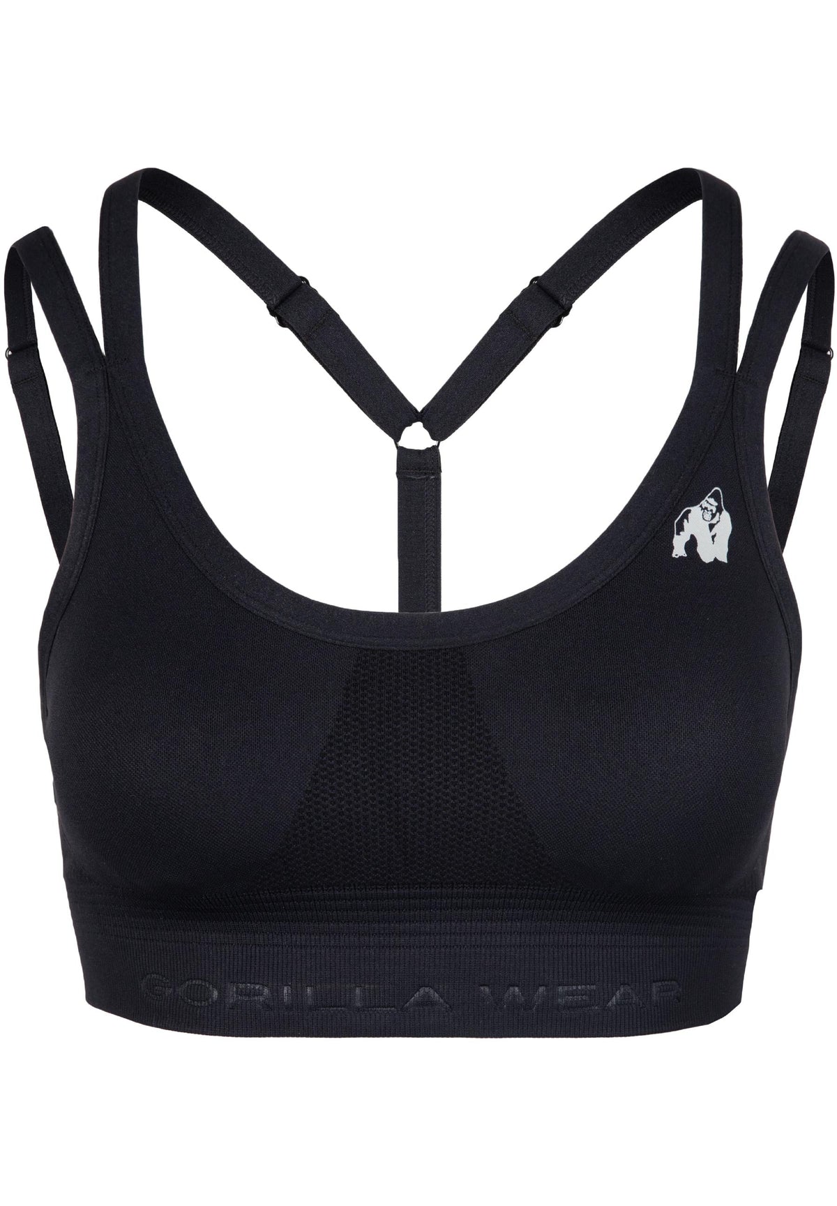 Gorilla Wear Whitney Seamless Sportbeha - Zwart - Afbeelding 7