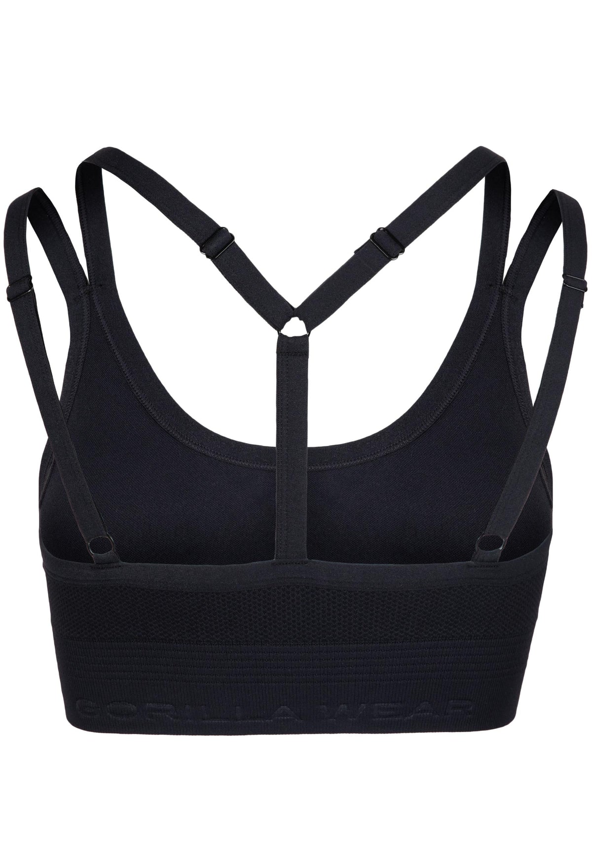 Gorilla Wear Whitney Seamless Sportbeha - Zwart - Afbeelding 8