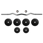 VirtuFit Vinyl EZ-Curl Set - Halterset - 20 kg - Afbeelding 8