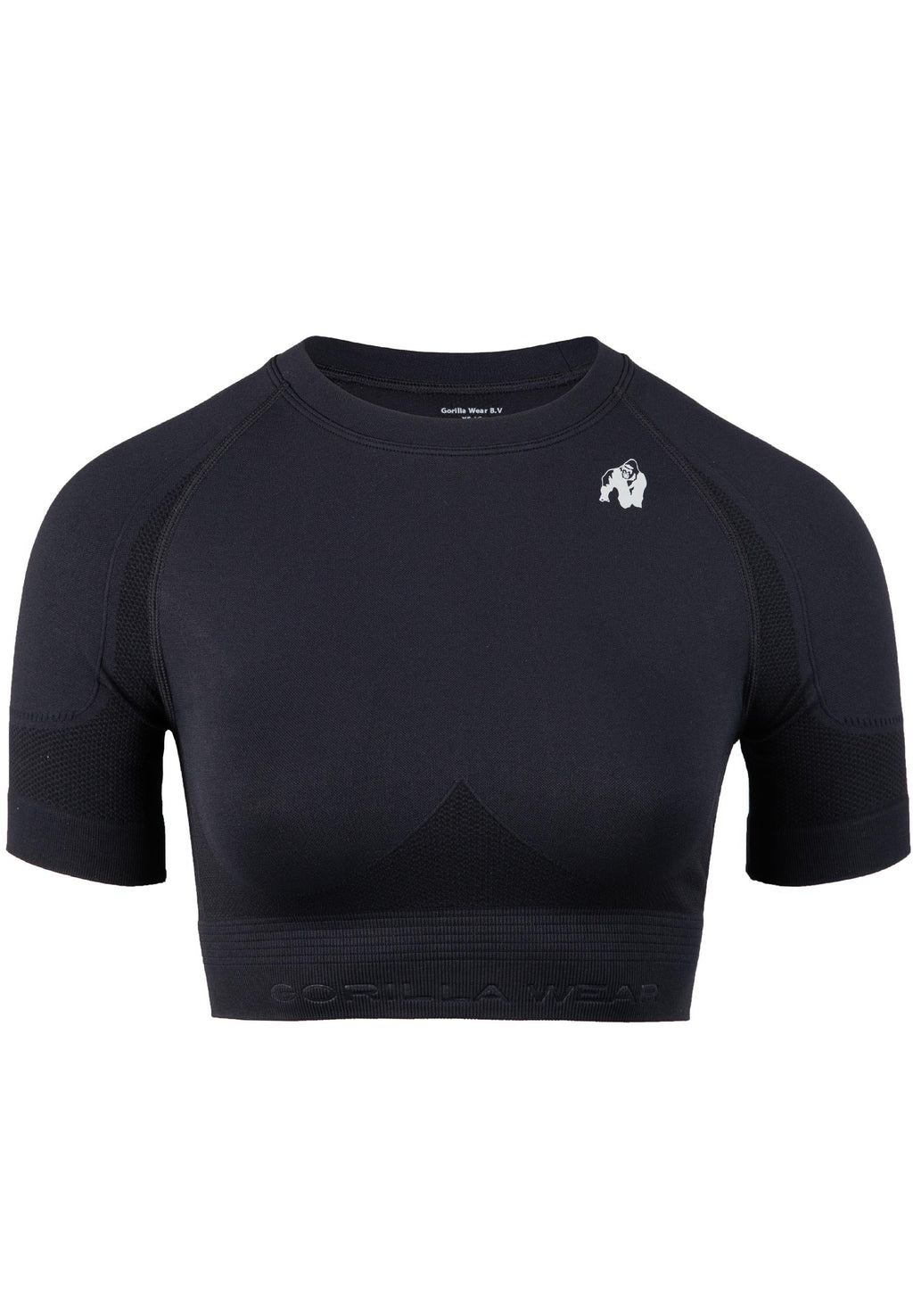 Gorilla Wear Whitney Seamless Crop Top - Zwart - Afbeelding 7