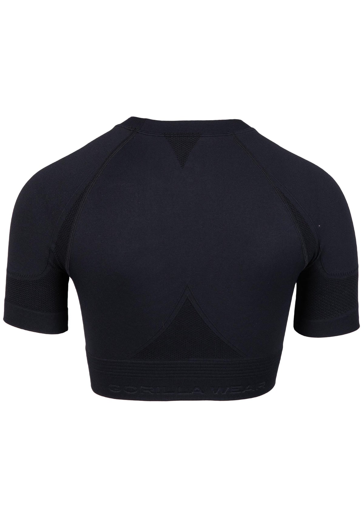 Gorilla Wear Whitney Seamless Crop Top - Zwart - Afbeelding 8