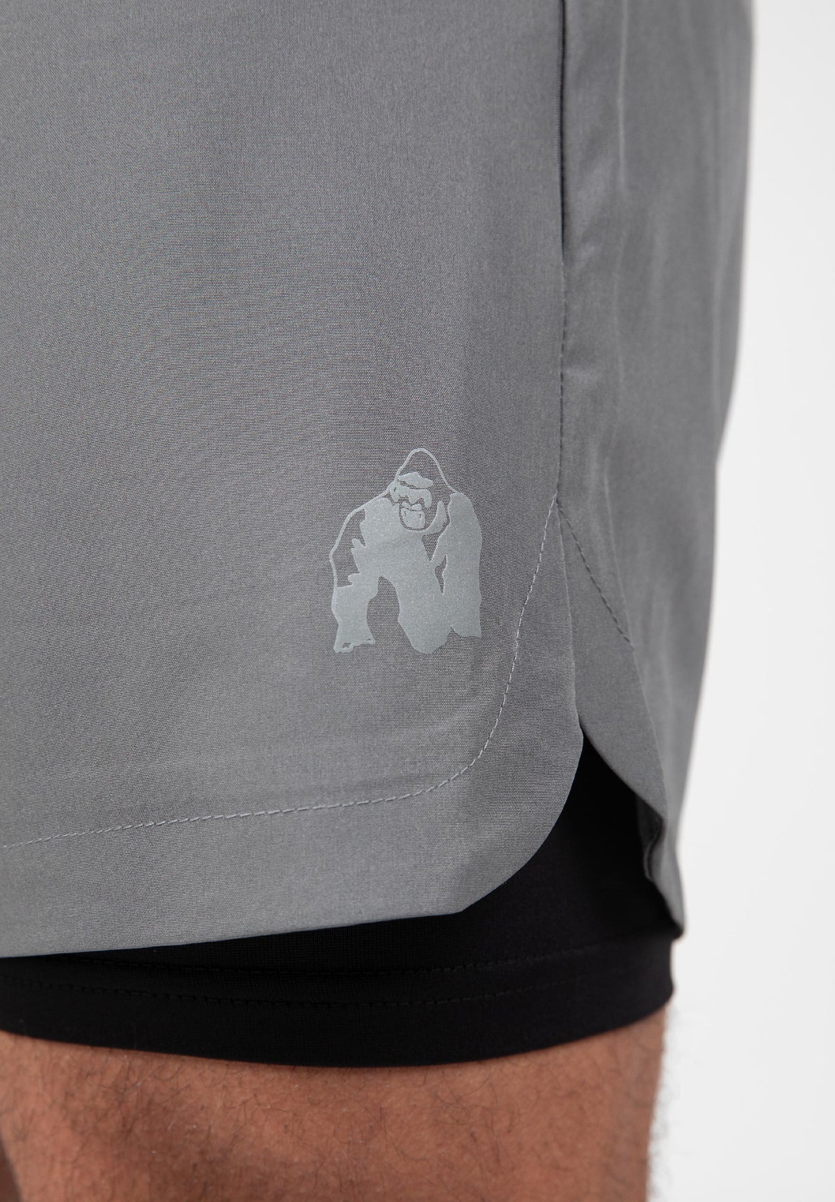 Gorilla Wear Cortez 2-in-1 Shorts - Antraciet - Afbeelding 5