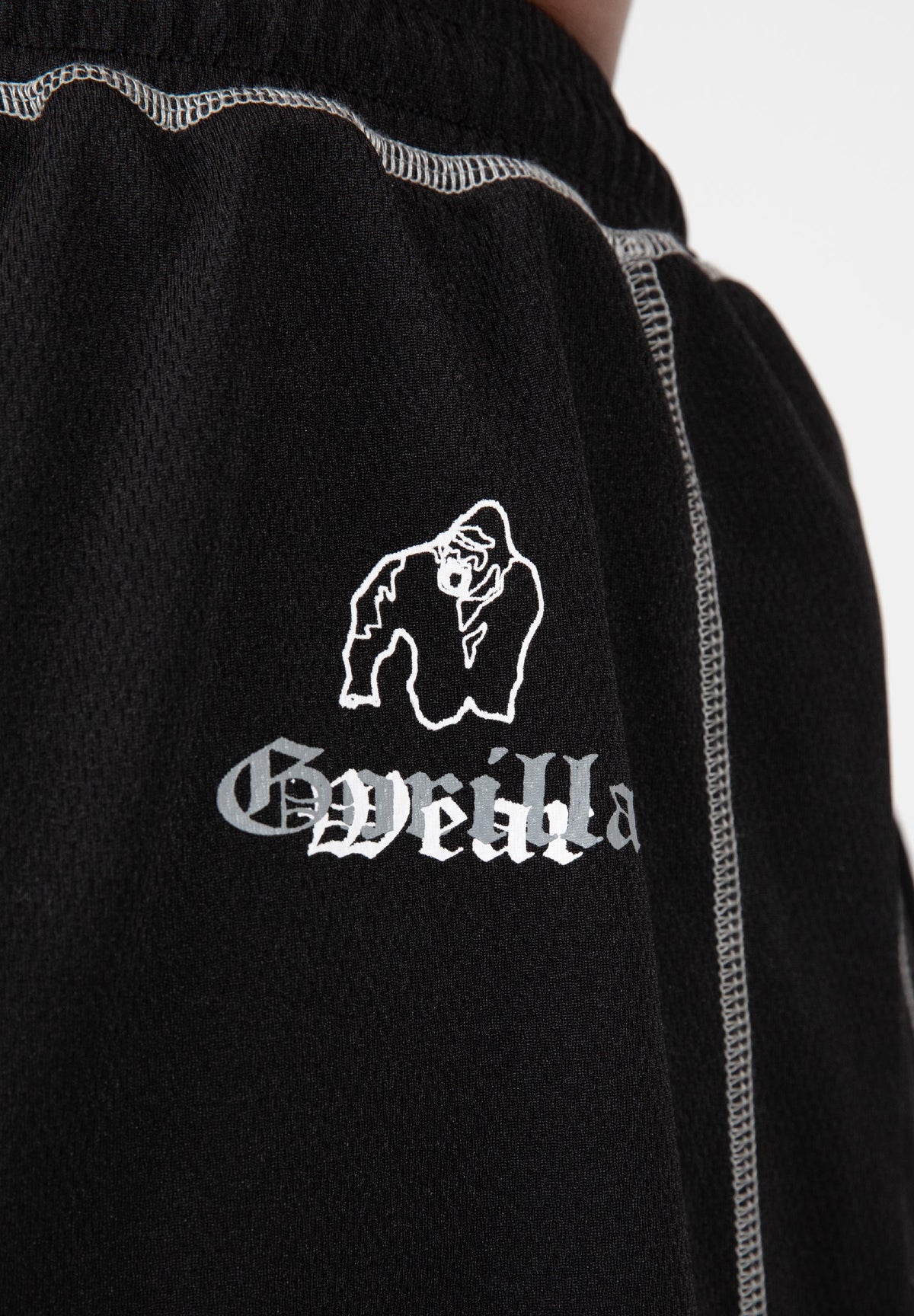 Gorilla Wear Marlow Mesh Shorts - Zwart/Grijs - Afbeelding 7