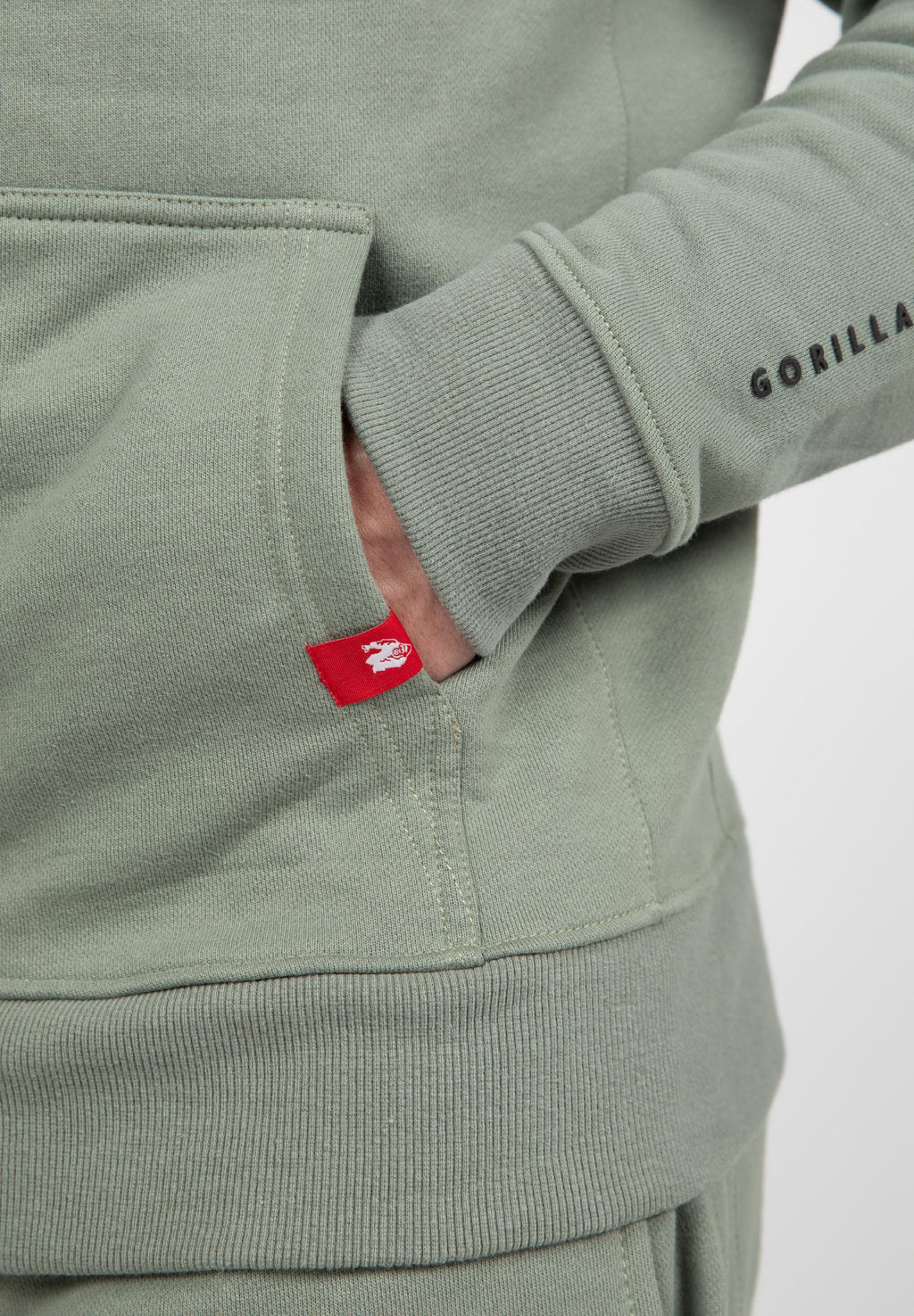 Gorilla Wear Leon Vest met Capuchon - Groen - Afbeelding 6