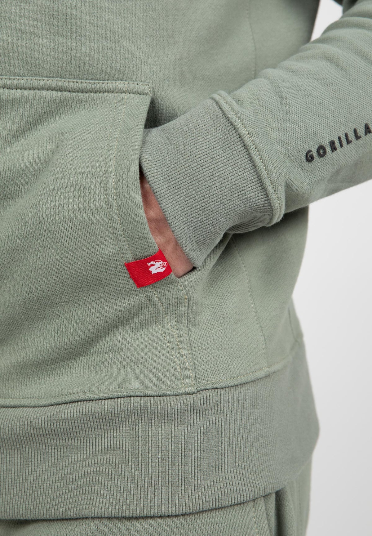 Gorilla Wear Leon Vest met Capuchon - Groen - Afbeelding 6
