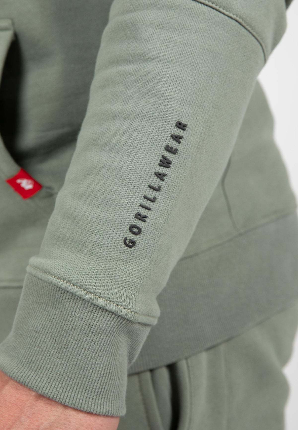 Gorilla Wear Leon Vest met Capuchon - Groen - Afbeelding 7