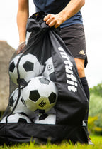 VirtuFit Ballenzak - Ballentas - 16 ballen - zwart - In gebruik
