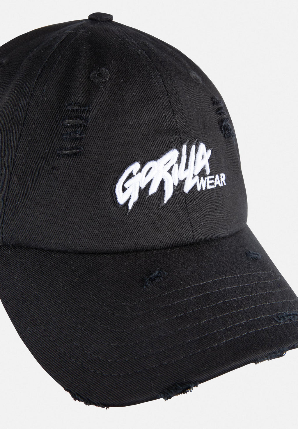 Gorilla Wear Galway Distressed Cap - Pet - Zwart - Afbeelding 5
