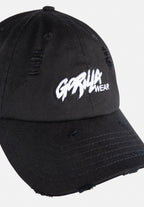 Gorilla Wear Galway Distressed Cap - Pet - Zwart - Afbeelding 5