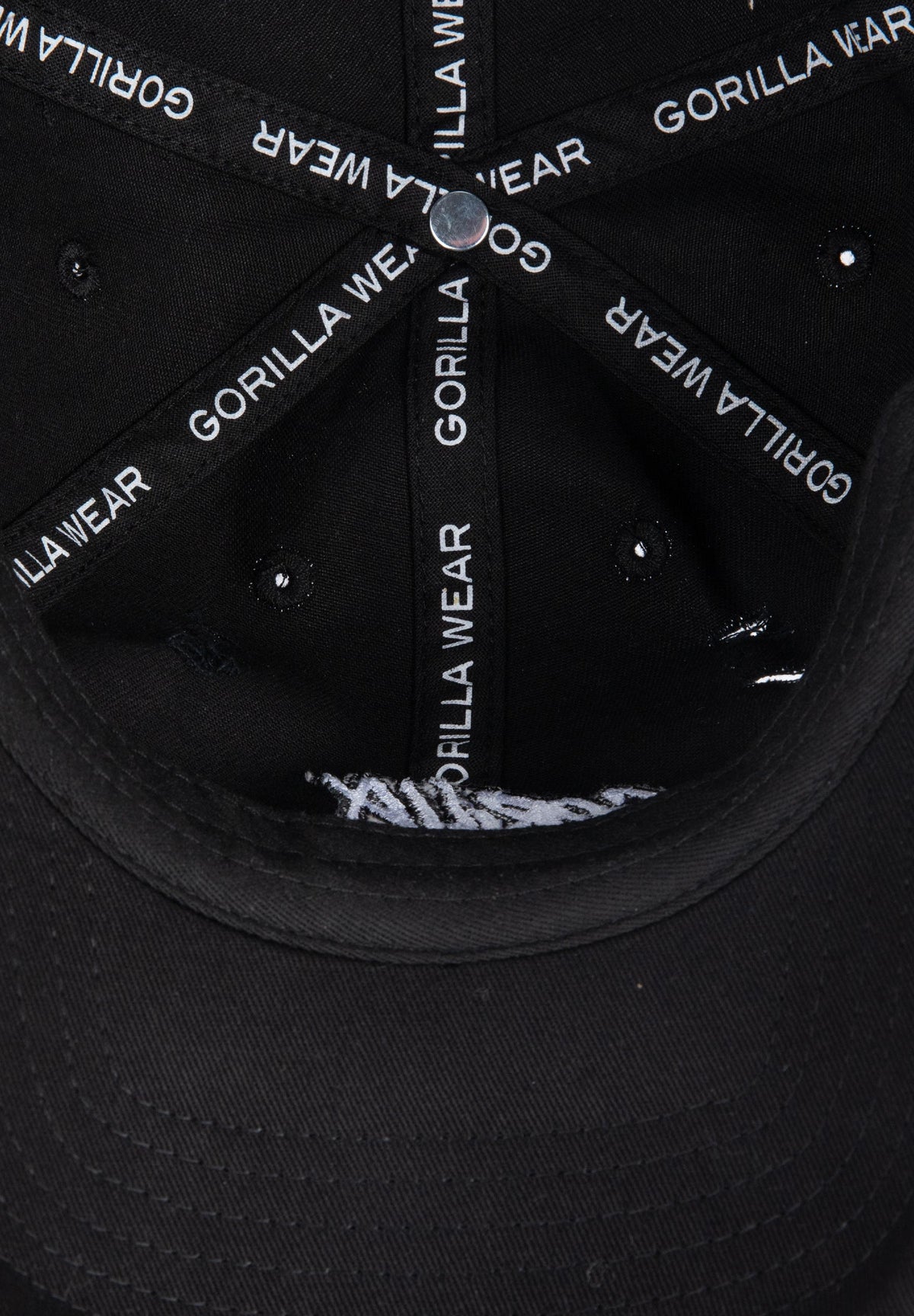 Gorilla Wear Galway Distressed Cap - Pet - Zwart - Afbeelding 6