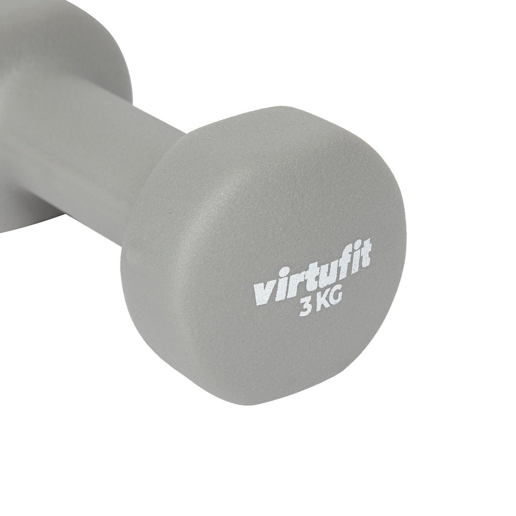 VirtuFit Vinyl Dumbbell Set Pro - 2 x 3 kg - Afbeelding 5