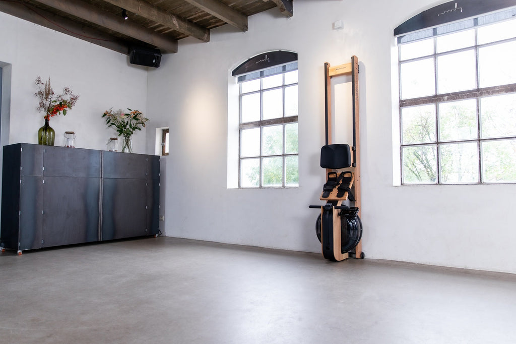Flow Fitness Perform W9i Oak Roeitrainer - Aanzicht