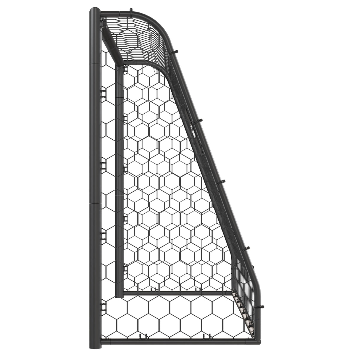 VirtuFit Voetbaldoel Premium - Heavy Duty Voetbal Goal - 240 x 160 x 85 - Detail