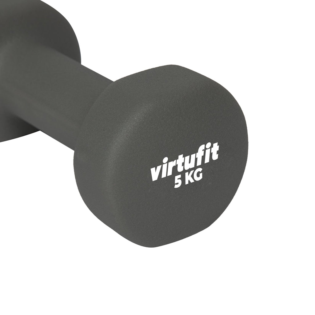 VirtuFit Vinyl Dumbbell Set Pro - 2 x 5 kg - Afbeelding 5