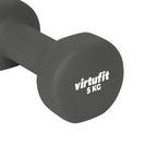 VirtuFit Vinyl Dumbbell Set Pro - 2 x 5 kg - Afbeelding 5