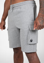 Gorilla Wear Hudson Cargo Sweat Shorts - Grijs Gemeleerd - Afbeelding 5