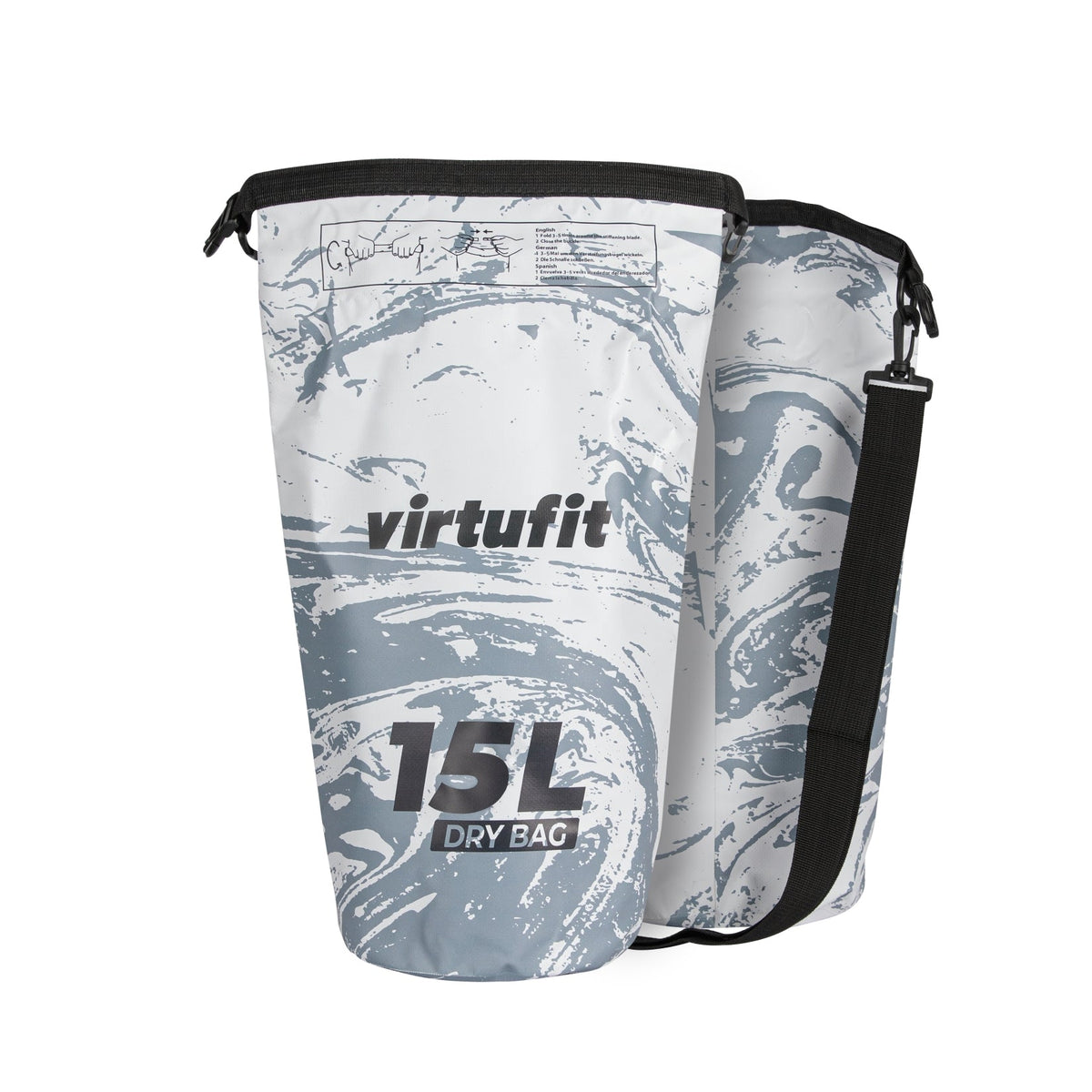 VirtuFit Dry Bag 15L - Waterdichte Tas - Afbeelding 7