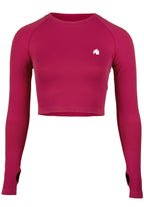 Gorilla Wear Hilton Seamless Cropped Longsleeve - Fuchsia - Afbeelding 6