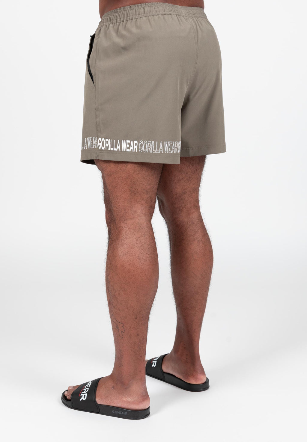 Gorilla Wear Otis Zwembroek - Korte Broek - Legergroen - Afbeelding 9