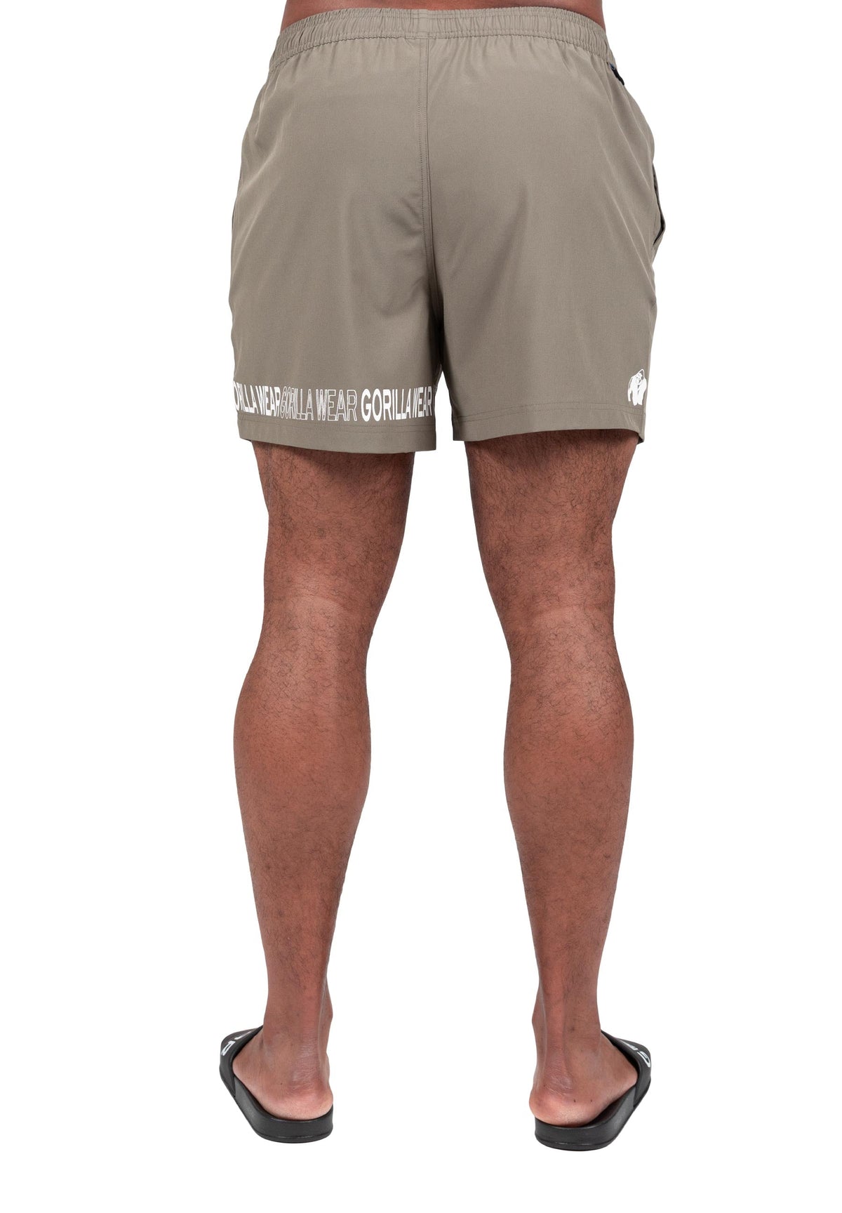 Gorilla Wear Otis Zwembroek - Korte Broek - Legergroen - Afbeelding 11