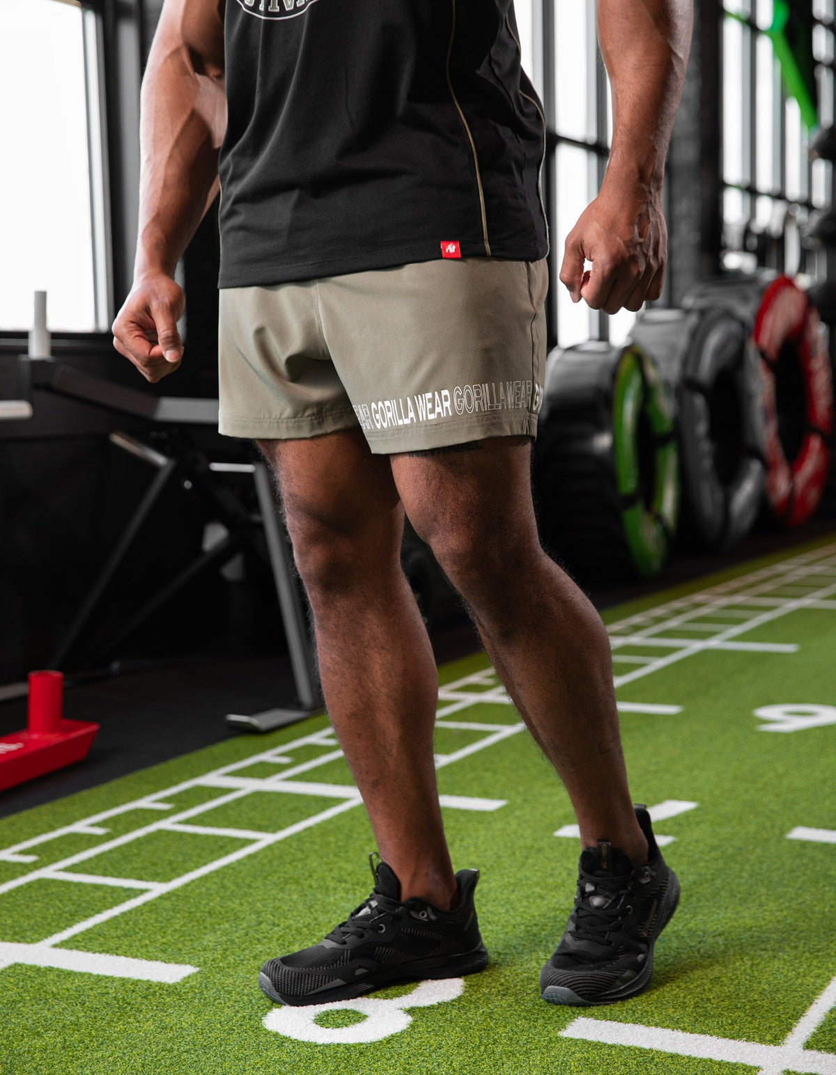 Gorilla Wear Otis Zwembroek - Korte Broek - Legergroen - Afbeelding 5