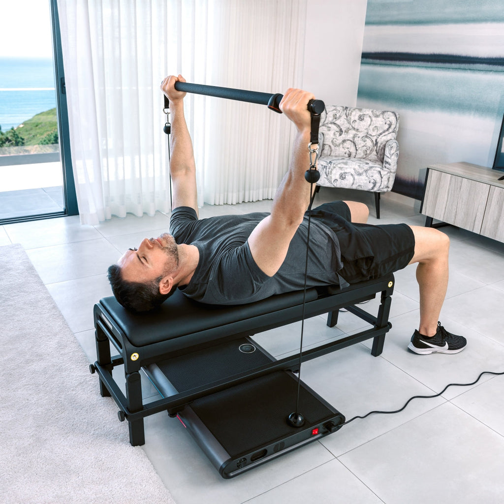 Flow Fitness Perform G1i met Perform Fitnessbank - Smart Home Gym - Krachtstation - Afbeelding 5