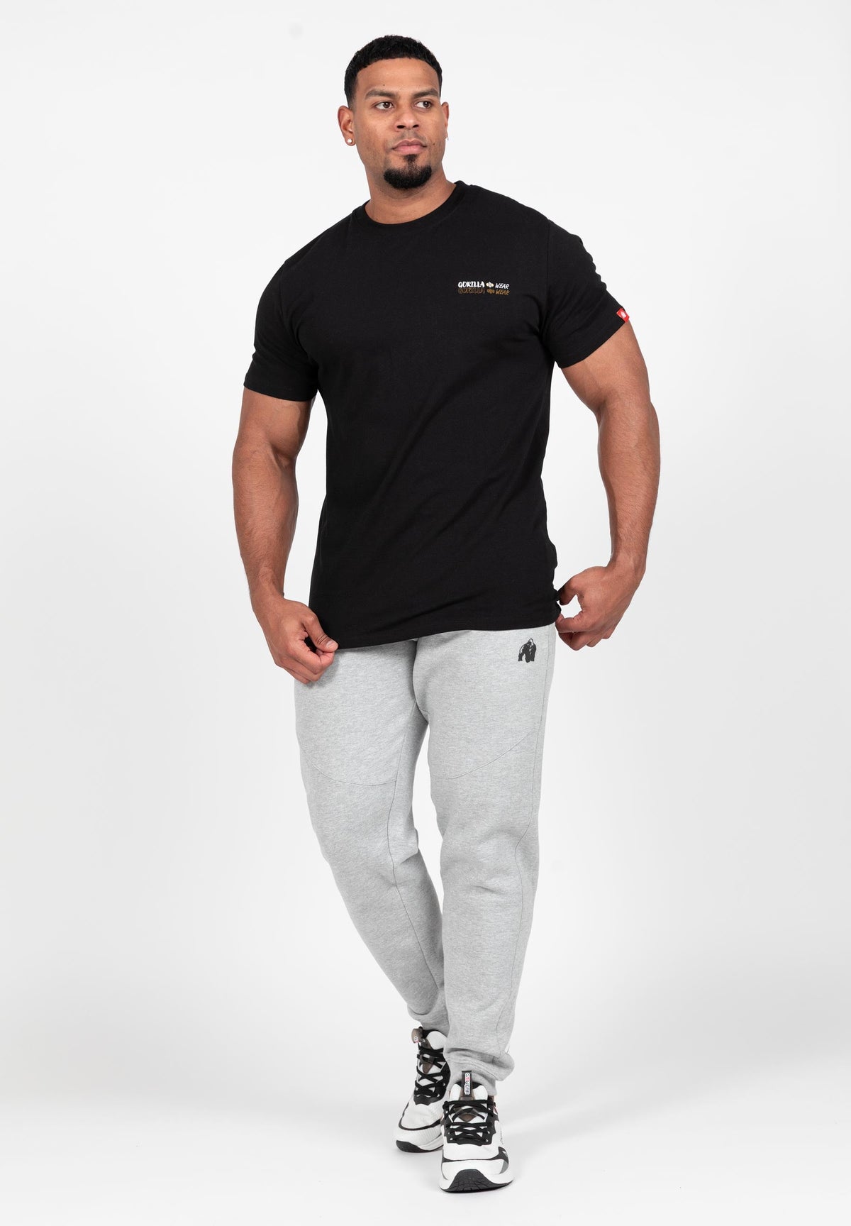 Gorilla Wear Santa Cruz T-shirt - Zwart - In gebruik
