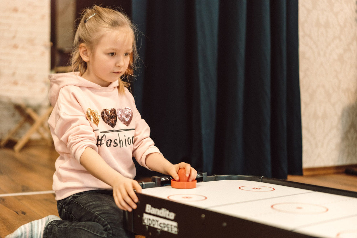 Bandito KiddySpeed Mini Airhockey Tafel - Zwart - Afbeelding 5