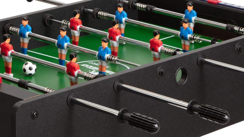 Bandito Mini Tafelvoetbal met Telescopische Stangen - Zwart - Afbeelding 5