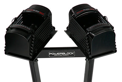 PowerBlock PowerStand Opbergrek voor Dumbbells - In gebruik