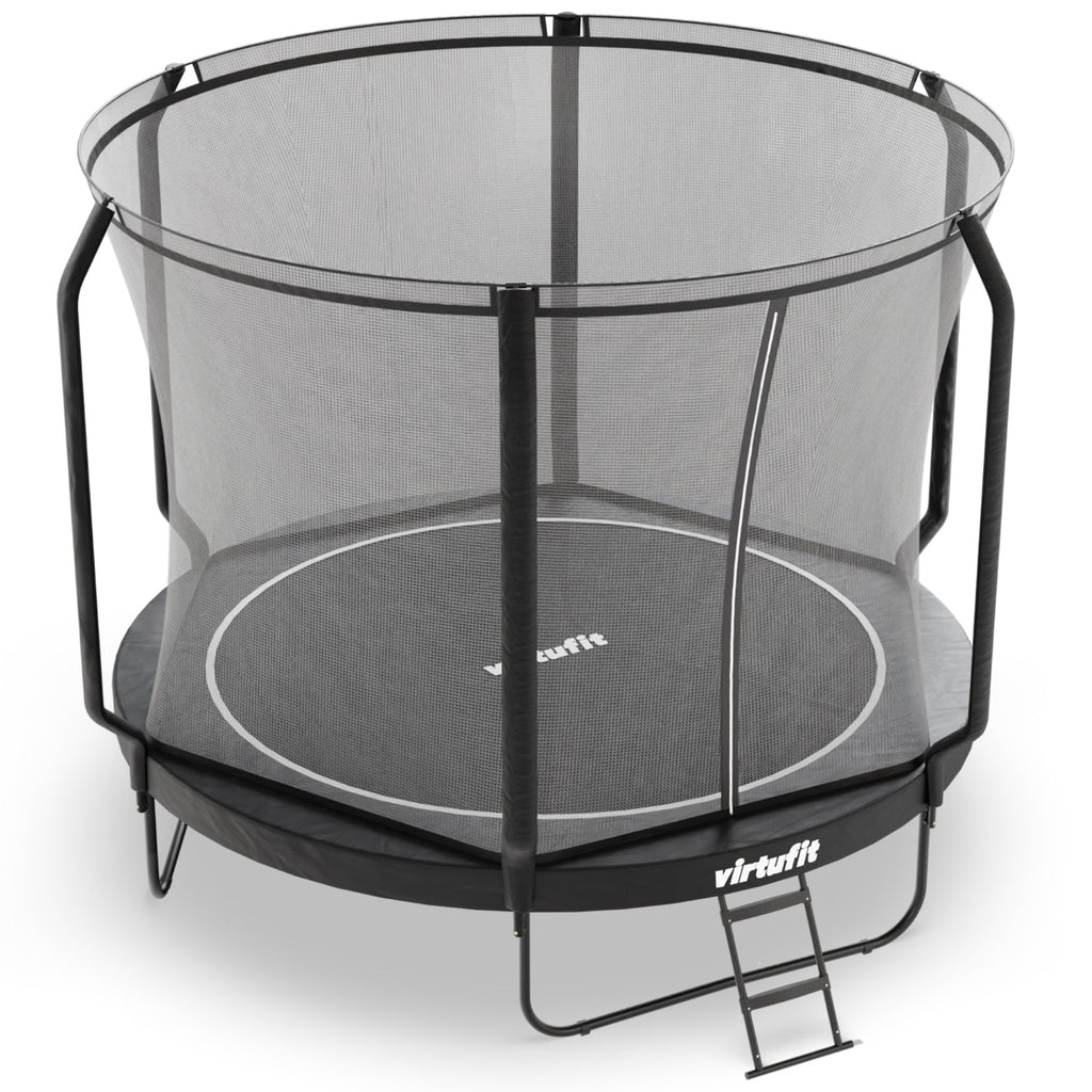 VirtuFit Premium Trampoline met Veiligheidsnet - Zwart - 305 cm - Afbeelding 11