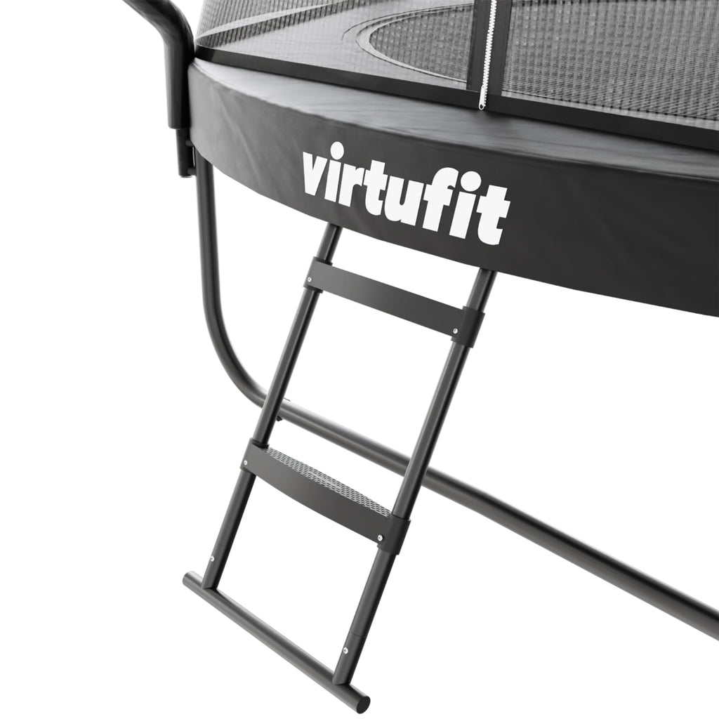 VirtuFit Premium Trampoline met Veiligheidsnet - Zwart - 305 cm - Afbeelding 14