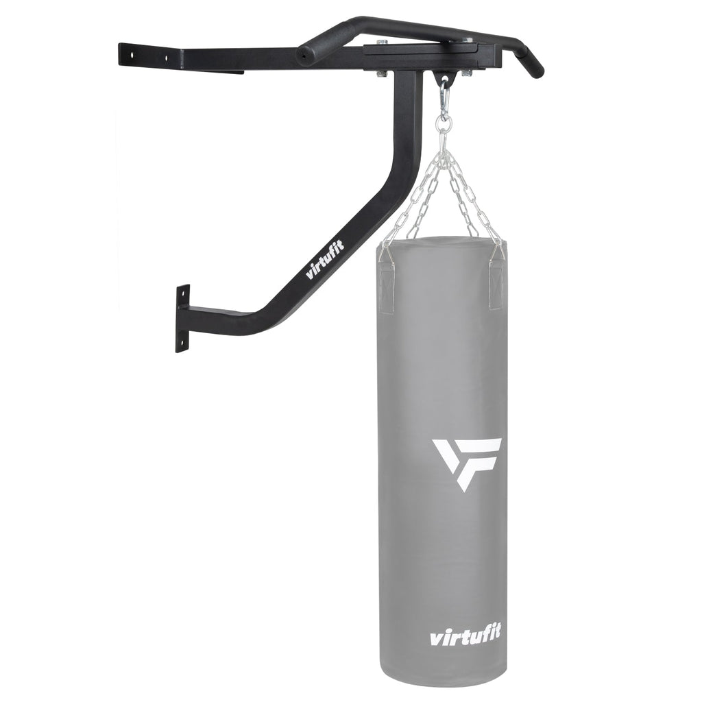 VirtuFit Bokszak Muurbeugel met Optrekstang - In gebruik