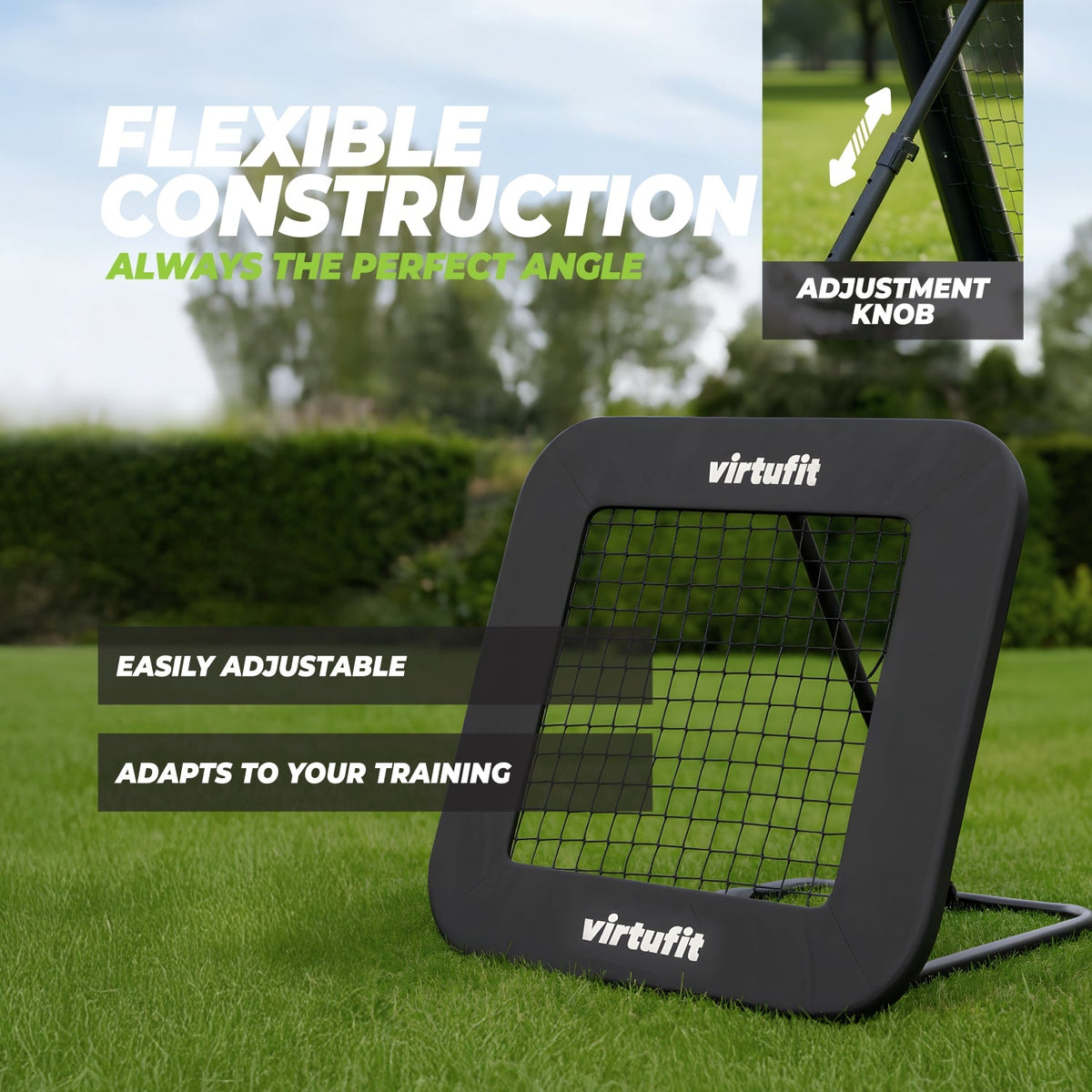 VirtuFit Verstelbare Rebounder Pro - Kickback - 84 x 84 cm - Afbeelding 5