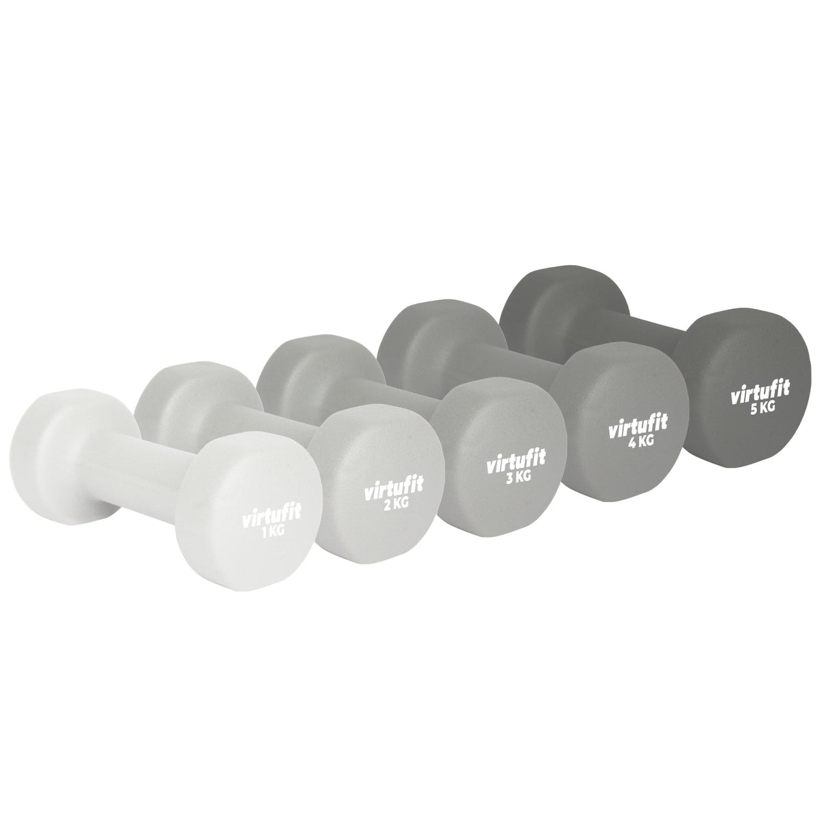 VirtuFit Vinyl Dumbbell Set Pro - 2 x 1 kg - Afbeelding 8