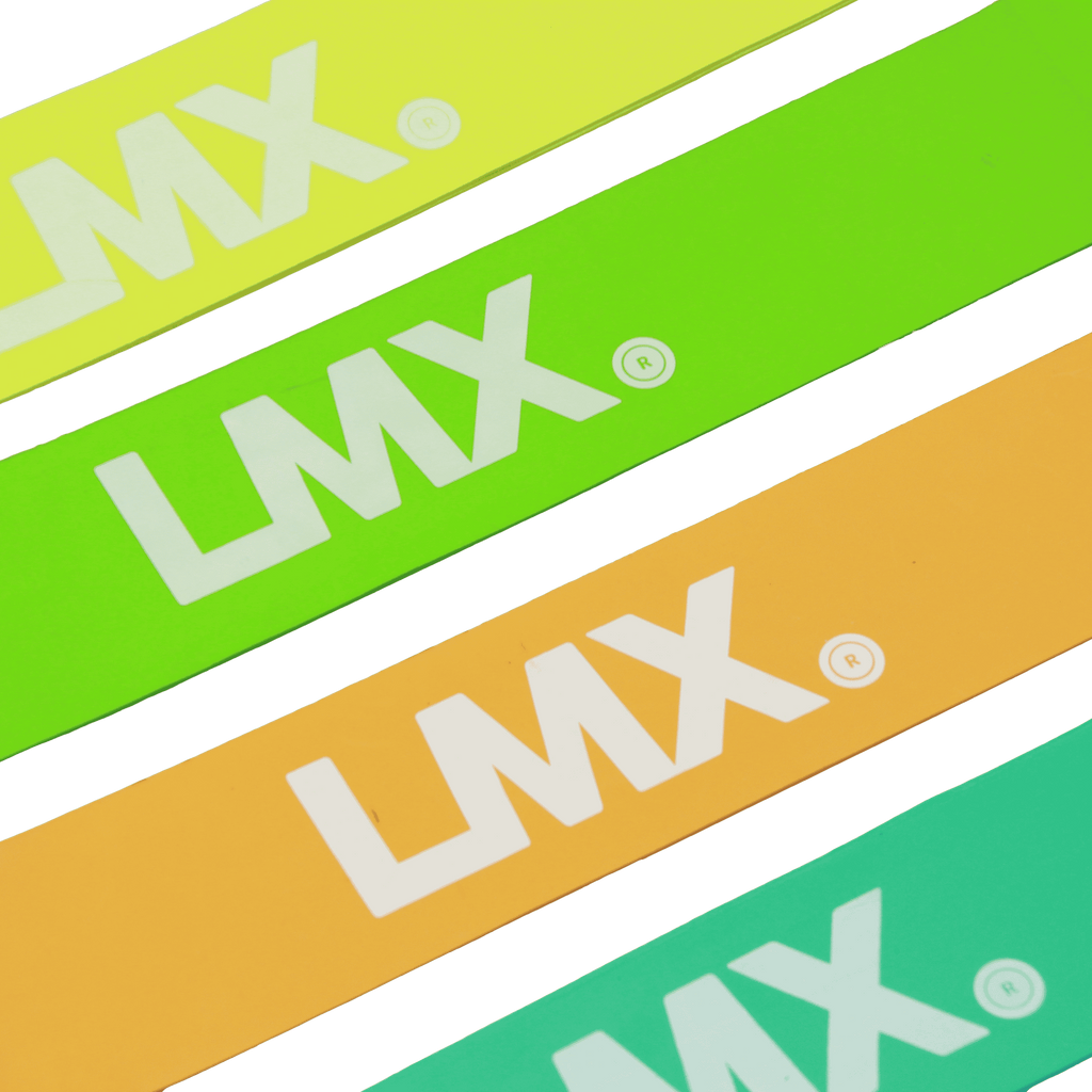 Lifemaxx LMX Mini Weerstandsband - Sterk - Blauw - 10 stuks - In gebruik