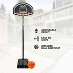 VirtuFit Verstelbare Basketbalpaal - 170 tot 215 cm - Afbeelding 5