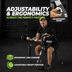 VirtuFit Preacher Curl Station - Halterbank - Afbeelding 5