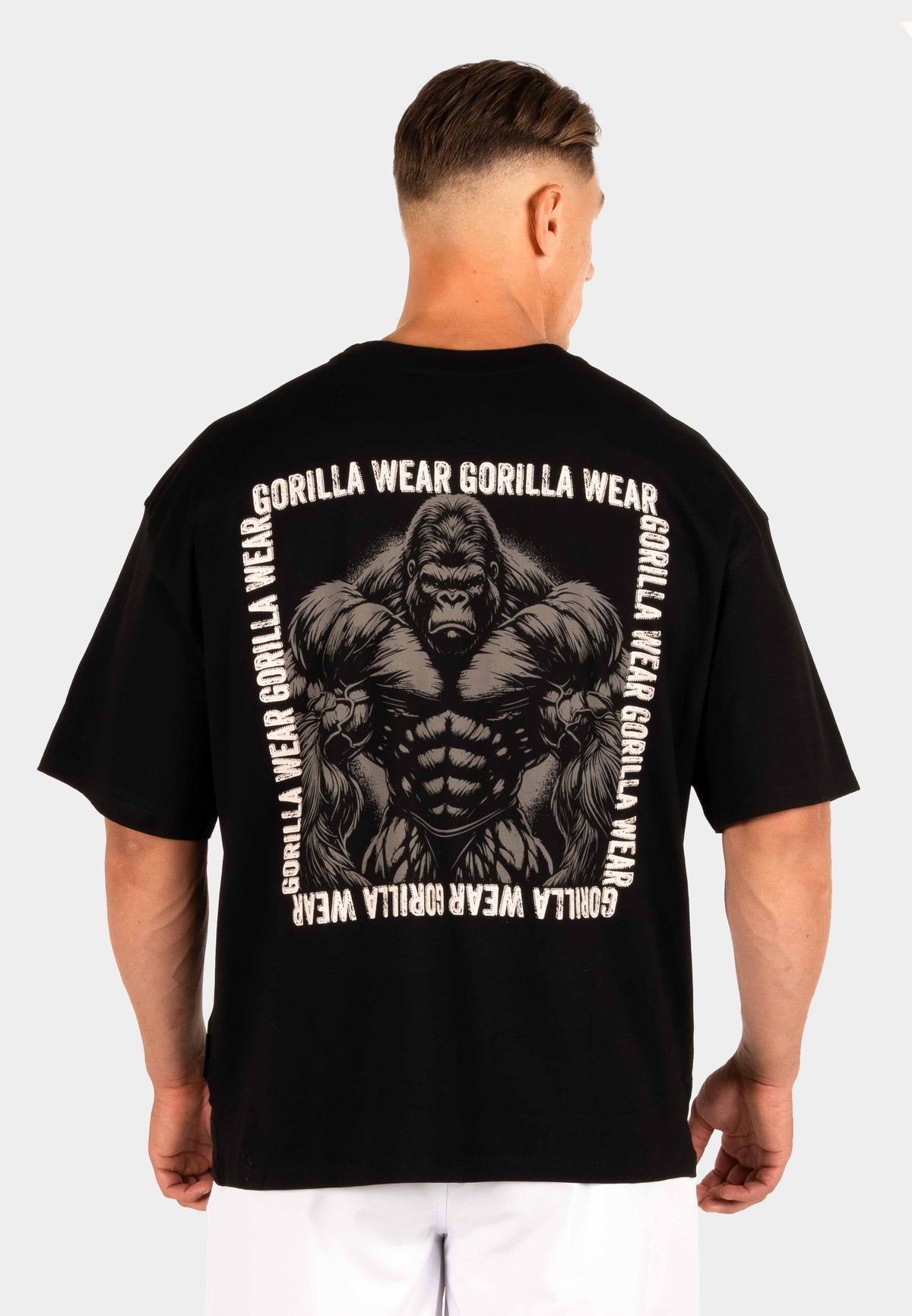 Gorilla Wear Philip Oversized T-shirt - Zwart - Afbeelding 5